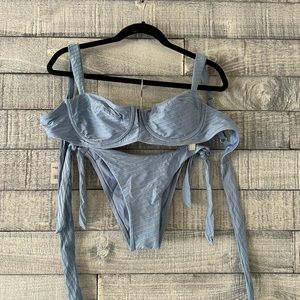 Monday Swimwear Cerulean Blue Bikini Set